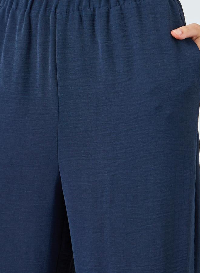 Styli Women Navy Straight Leg Pants - Image 3